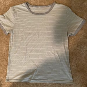 Mint Striped tee